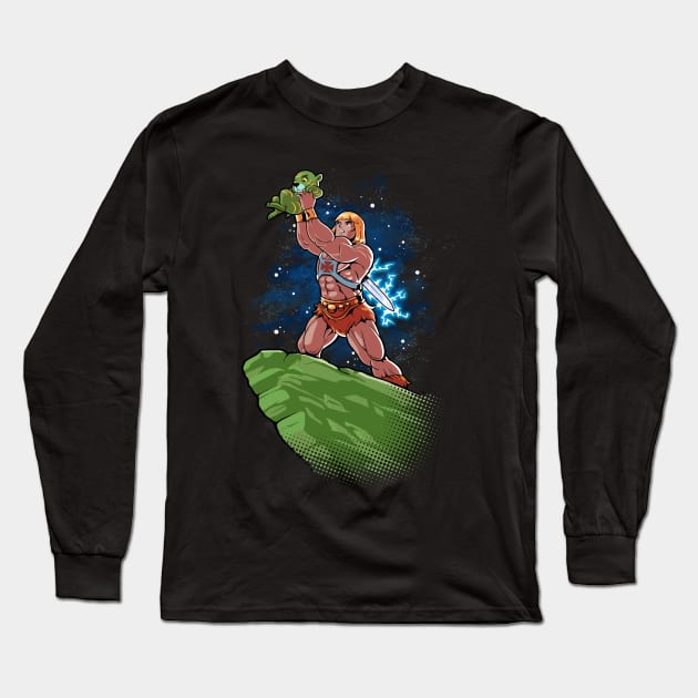 The Cringer King Long Sleeve T-Shirt by harebrained